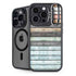 Wooden Stripes iPhone 14 Pro Kickstand Case